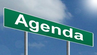 Agenda sign
